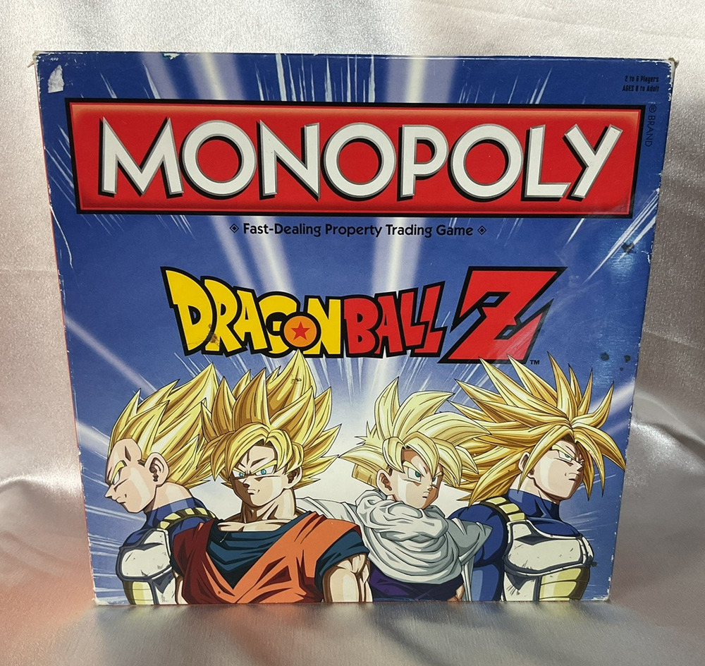 Monopoly Dragon Ball Z Edition Board Game USAopoly 2017 DBZ Complete